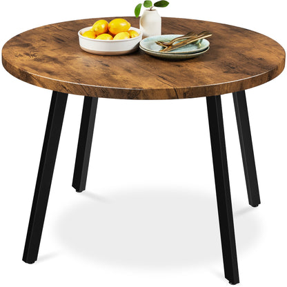 Round Dining Table w/Steel Legs