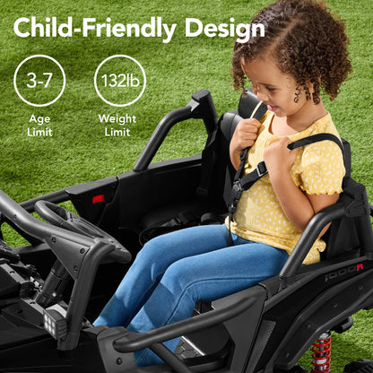 24V Kids Ride-On UTV Officially Licensed Honda Talon w/ Remote, LED Lights