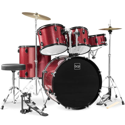 5-Piece Full Size Drum Set For Adults