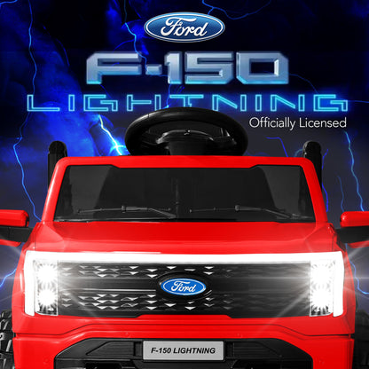 12V Kids Ride On Car Officially Licensed Ford Lightning w/ Remote, 2 Speeds
