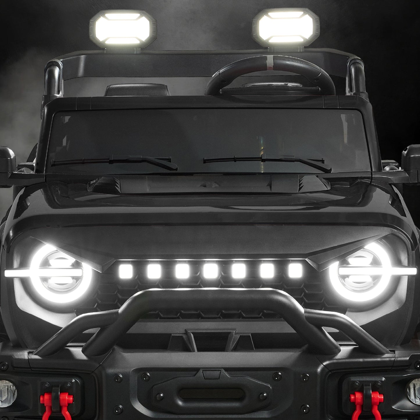 24V 2-Seater Electric Ride-On Car Truck w/ Parent Control, Bluetooth