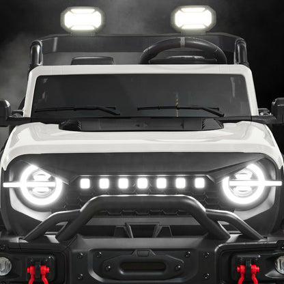 24V 2-Seater Electric Ride-On Car Truck w/ Parent Control, Bluetooth